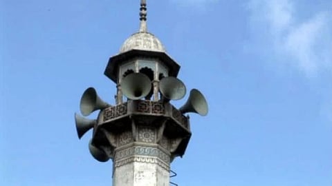 loudspeakers on mosque
