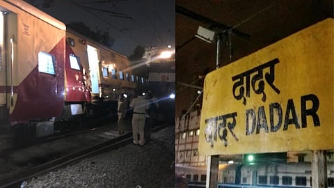 Train accident at Dadar Station