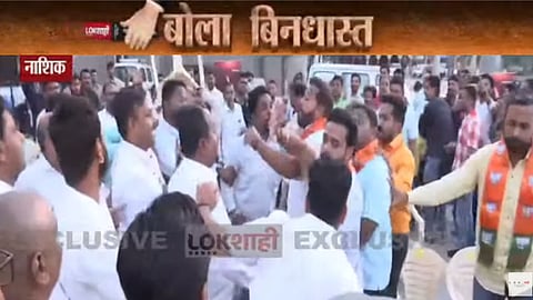 Lokshahi News च्या बोला बिनधास्त या कार्यक्रमात राडा; नेत्यांना नाशिकरांच्या प्रश्नांचा विसर?