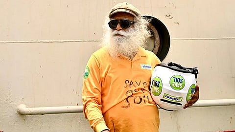 Sadhguru gets a rousing welcome in India