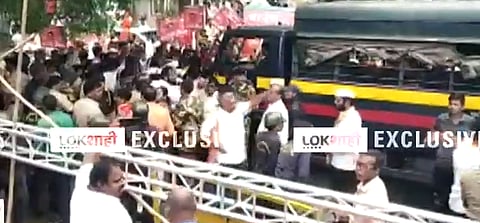 शिवसैनिक व यड्रावकर समर्थक यांच्यात राडा; धक्काबुक्कीत शिवसेनेचे जिल्हाप्रमुख अस्वस्थ