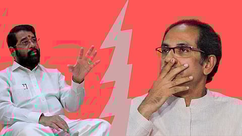 'राजीनामा द्यायचा की नाही निर्णय उध्दव ठाकरेंचा,' एकनाथ शिंदेंची प्रतिक्रीया