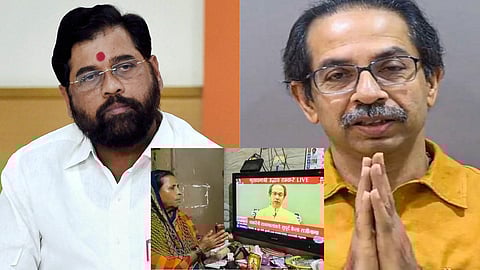 शिवसेनेने काय कमवले सांगत महाविकास आघाडीने शेअर केला 'त्या' आजींचा फोटो