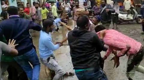 Sangali : मच्छी मार्केट आणि मटण मार्केटचा वाद चिघळला; जोरदार हाणामारी