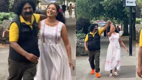 VIDEO : लंडनच्या रस्त्यावर प्रवीण तरडे यांचा पत्नीबरोबरचा रोमँटिक अंदाज पाहाच