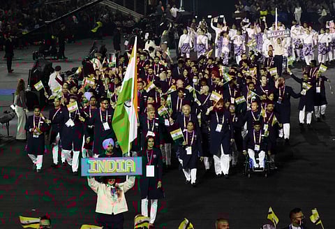 Commonwealth Games 2022 : राष्ट्रकुल स्पर्धेचा शुभारंभ; PV सिंधू बनली भारतीय संघाची ध्वजवाहक