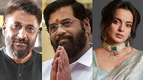 Kangana Ranaut, Vivek Agnihotri, Eknath Shinde