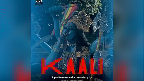 Maa Kali Smoking Cigarette