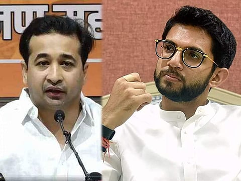 Nitesh Rane : रस्त्याचे डांबर पाण्यात विरघळले..., नितेश राणेंची आदित्य ठाकरेंवर ट्वीटरवरुन टीका