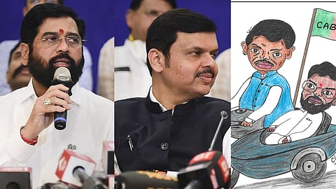 'दुचाकीवरील कॅबिनेट'; शिंदे सरकारच्या मंत्रिमंडळावर राष्ट्रवादीची जोरदार टीका