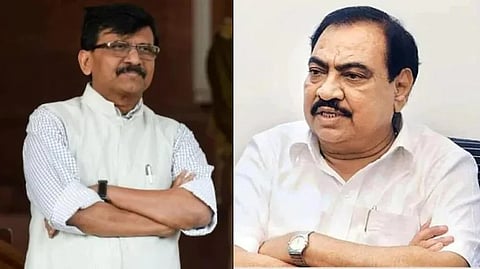 eknath khadse | girish mahajan | Sanjay Raut