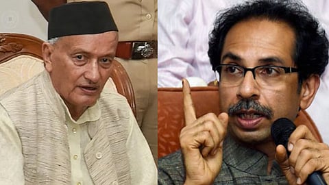 Uddhav Thackeray : राज्यपाल कोश्यारींना कोल्हापुरी जोडे दाखवा