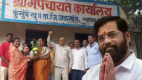 शिंदे-फडणवीस सरकार स्थापनेनंतर राज्यात प्रथमच ग्रामपंचायतीवर शिंदे गटाचा सरपंच