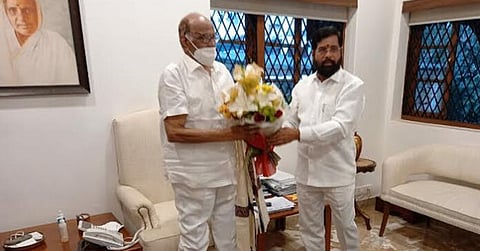 Eknath Shinde : शरद पवारांच्या भेटीसंदर्भात एकनाथ शिंदेंचा खुलासा!