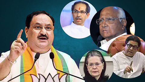 शिवसेना संपतेय, काँग्रेससह मनसे, राष्ट्रवादीने.. ; जेपी नड्डांचा इशारा