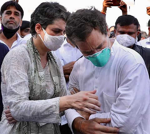 Rahul Gandhi : काँग्रेस कार्यकर्ते आक्रमक, राहुल गांधीसह प्रियंका गांधी पोलिसांच्या ताब्यात