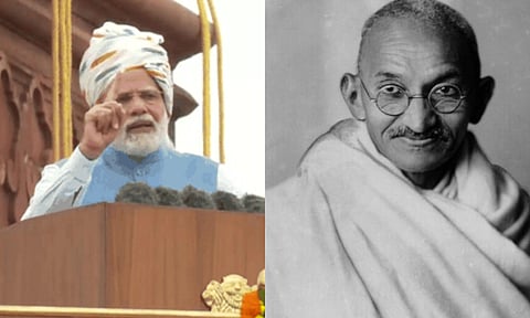 महात्मा गांधींचे स्वप्न पूर्ण करण्यासाठी मी स्वत:ला समर्पित केलंय : PM मोदी