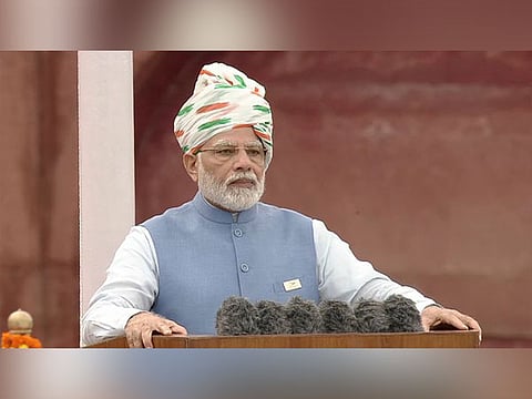 स्वातंत्र्याची 75 वर्षे: पंतप्रधान नरेंद्र मोदी यांचा खास फेटा; 8 वर्षात मोदींनी घातलेल्या फेट्यांचे फोटो पाहा