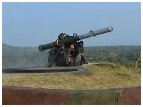 India Spike ATGM Missile