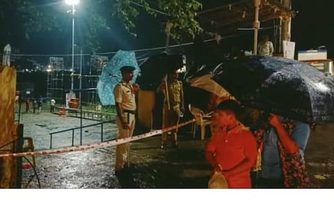 पनवेलमध्ये विसर्जन घाटावर ११ भाविकांना विजेचा झटका