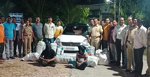 वर्ध्यात 265 किलो गांजा जप्त; दोन जण पोलिसांच्या ताब्यात