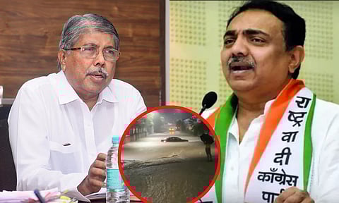 ‘नव्या पुण्याच्या शिल्पकारांनी‘ पाच वर्षात केलेला विकास रस्त्यावरून वाहतोय; जयंत पाटलांचा भाजपला टोला