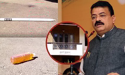 भास्कर जाधव यांच्या घरावर हल्ल्याचा प्रयत्न; दगड, स्टंप आणि बाटल्या सापडल्याने खळबळ