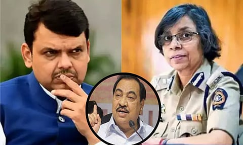 रश्मी शुक्लांनी फडणवीसांची जेव्हा भेट झाली तेव्हाच क्लीन चीट मिळाली; खडसेंचा गौप्यस्फोट