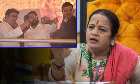 त्यांची मन जुळू दे किंवा शरीर जुळू दे, आमची मात्र...; पेडणेकरांची महायुतीवर टीका