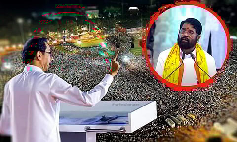 चिन्ह गोठवलंय, पण रक्त पेटवलंय; उध्दव ठाकरेंचा शिंदे गटाला इशारा