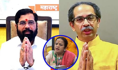 फेसबुक लाईव्हवरुन उध्दव ठाकरेंना हिणावले, मग शिंदेंनी का केले? पेडणेकरांचा सवाल