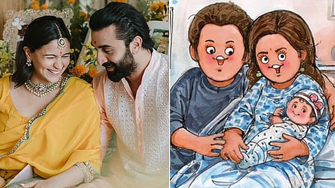 'अमूल' तर्फे आलिया,रणबीर आणि त्यांच्या गोंडस बाळाला अनोखी भेट: पहा काय आहे ही भेट?