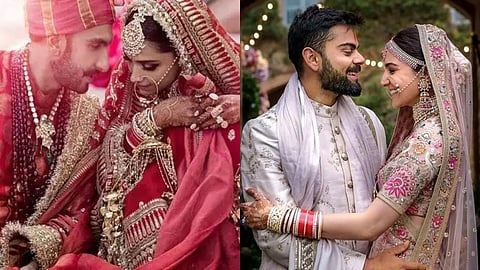 अनुष्का-विराटपासून ते रणवीर आणि दीपिकापर्यंतच्या या बॉलीवूडच लग्नांचा झाला एवढा खर्च