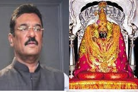 प्रताप सरनाईकांकडून तब्बल ७५ तोळं सोनं तुळजाभवानीला अर्पण