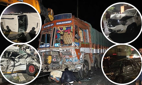 नवले पुलाजवळील अपघातप्रकरणी ट्रक चालकाला पोलिसांनी घेतलं ताब्यात