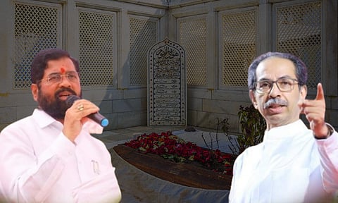 कबर औरंगजेबाची हिंमत कोणाची? शिंदे गट v/s ठाकरे गट रंगला वाद; थोपटले दंड
