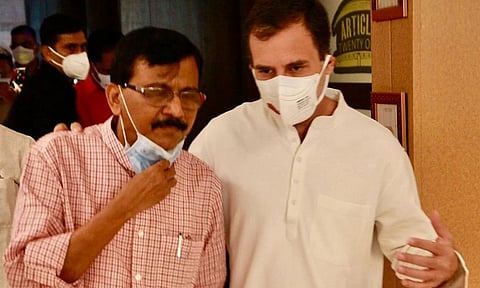 संजय राऊतांना राहुल गांधींचा फोन; म्हणाले, आम्हाला तुमची चिंता