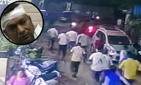 भाजपा नगरसेवकाच्या गाडीवर 25 जणांच्या टोळक्याचा हल्ला; घटना सीसीटीव्हीत कैद