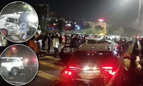 नवले पुलाजवळ भीषण अपघात; भरधाव टँकरची ४८ वाहनांना धडक, 40 जण जखमी