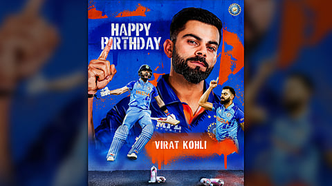 BCCI wished Virat Kohli on his Birthday
