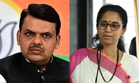 supriya sule devendra fadnavis