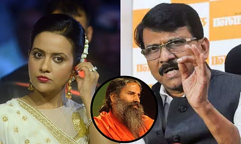 रामदेव बाबांच्या वक्तव्यावर अमृता वहिनी गप्पच कशा? राऊतांचा सवाल; तेथेच एक सणसणीत...