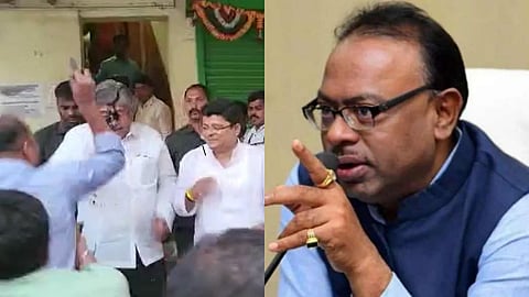 चंद्रकांत पाटलांवर शाईफेक! भाजप आक्रमक; राज्यभरात उग्र निदर्शने करण्याचे आदेश