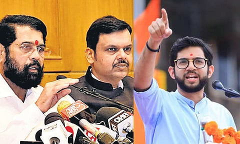 मुंबई ही त्यांना सोन्याची अंडी घालणारी कोंबडी वाटते; आदित्य ठाकरेंचा शिंदे-फडणवीसांना टोला