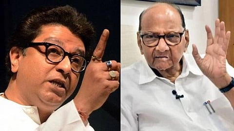 शरद पवार कधीही शिवरायांचं नाव घेत नव्हते, राष्ट्रवादीच्या जन्मापासूनच जातीय राजकारणाला सुरुवात - राज ठाकरे