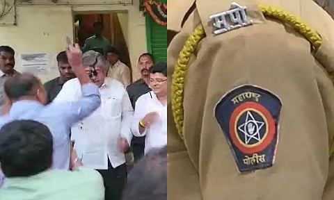 चंद्रकांत पाटलांवर शाईफेक हल्ल्याप्रकरणी 11 पोलीस तडकाफडकी निलंबित