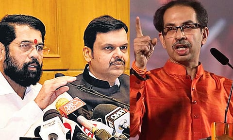 मोर्चात आडवे याल तर याद राखा; शिवसेनेचा शिंदे-फडणवीस सरकारला इशारा