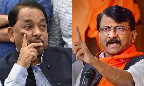 'राणे तुम्ही गुंड तर मी महागुंड, माझं नावही संजय राऊत आहे'