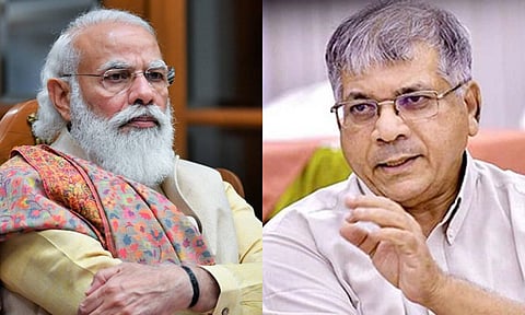 prakash ambedkar pm modi