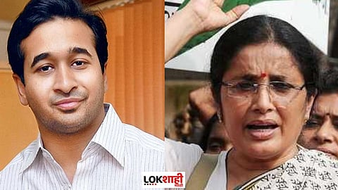 Vidya Chavan, Nitesh Rane